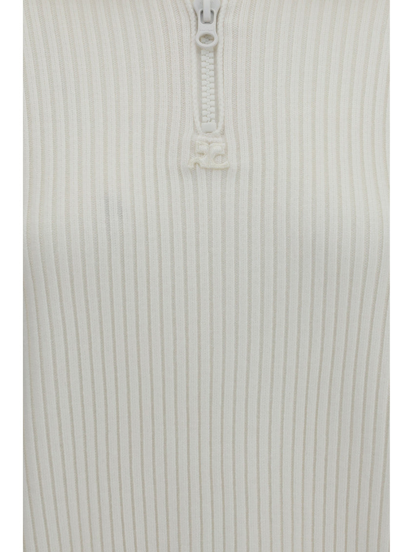 White Knitted Sweater 3