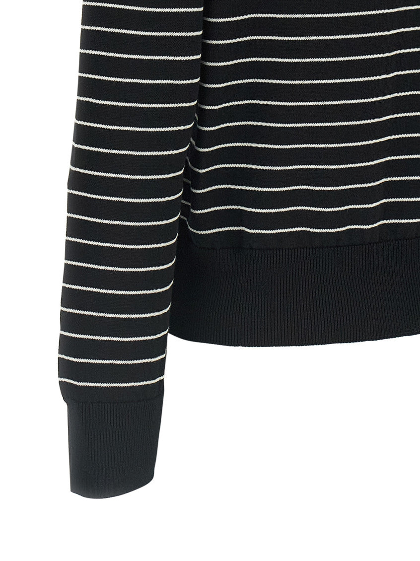 BlackWhite Crew Neck Sweater 4