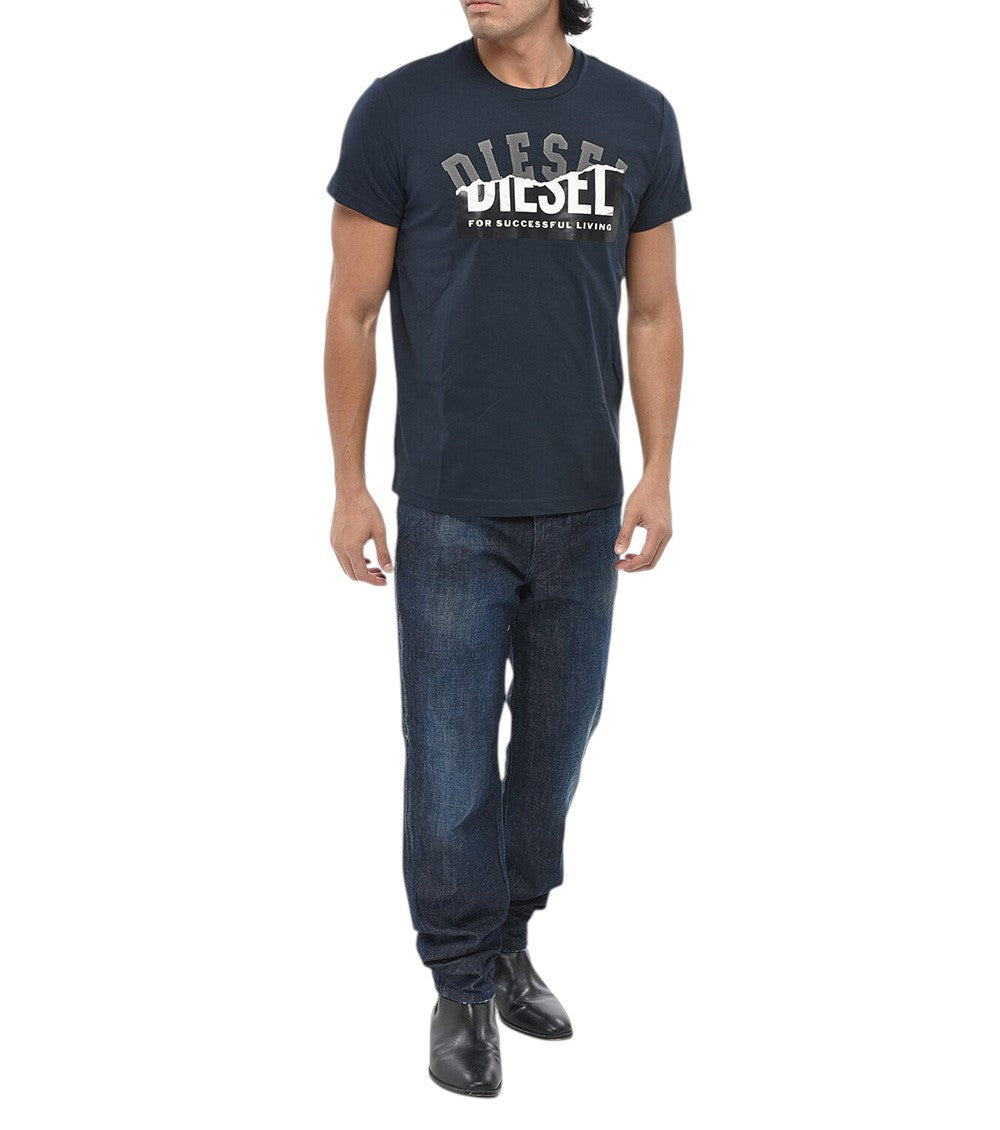 Blue Graphic Logo T-Shirt 3
