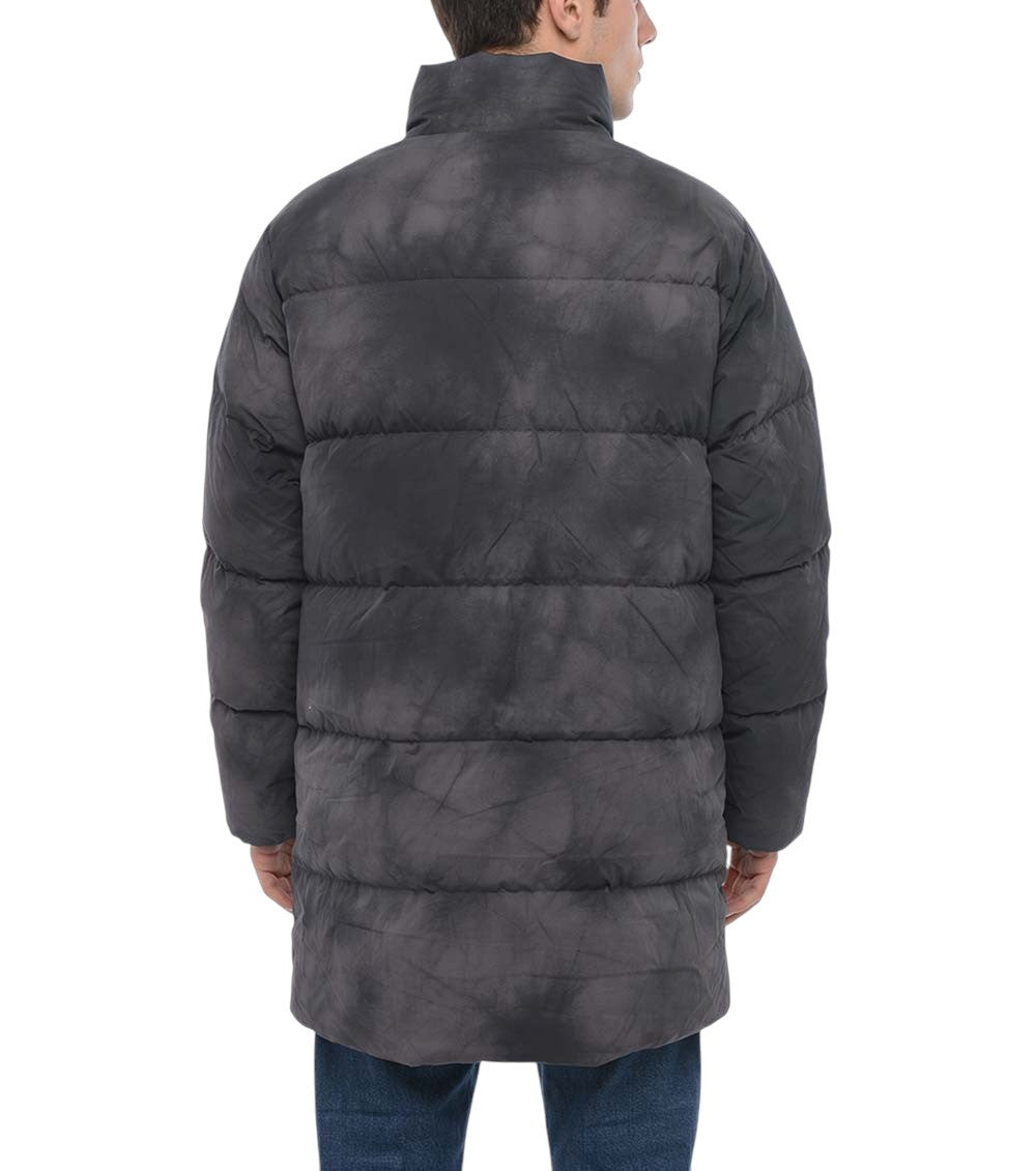 Black Quilted Parka Jacket 2