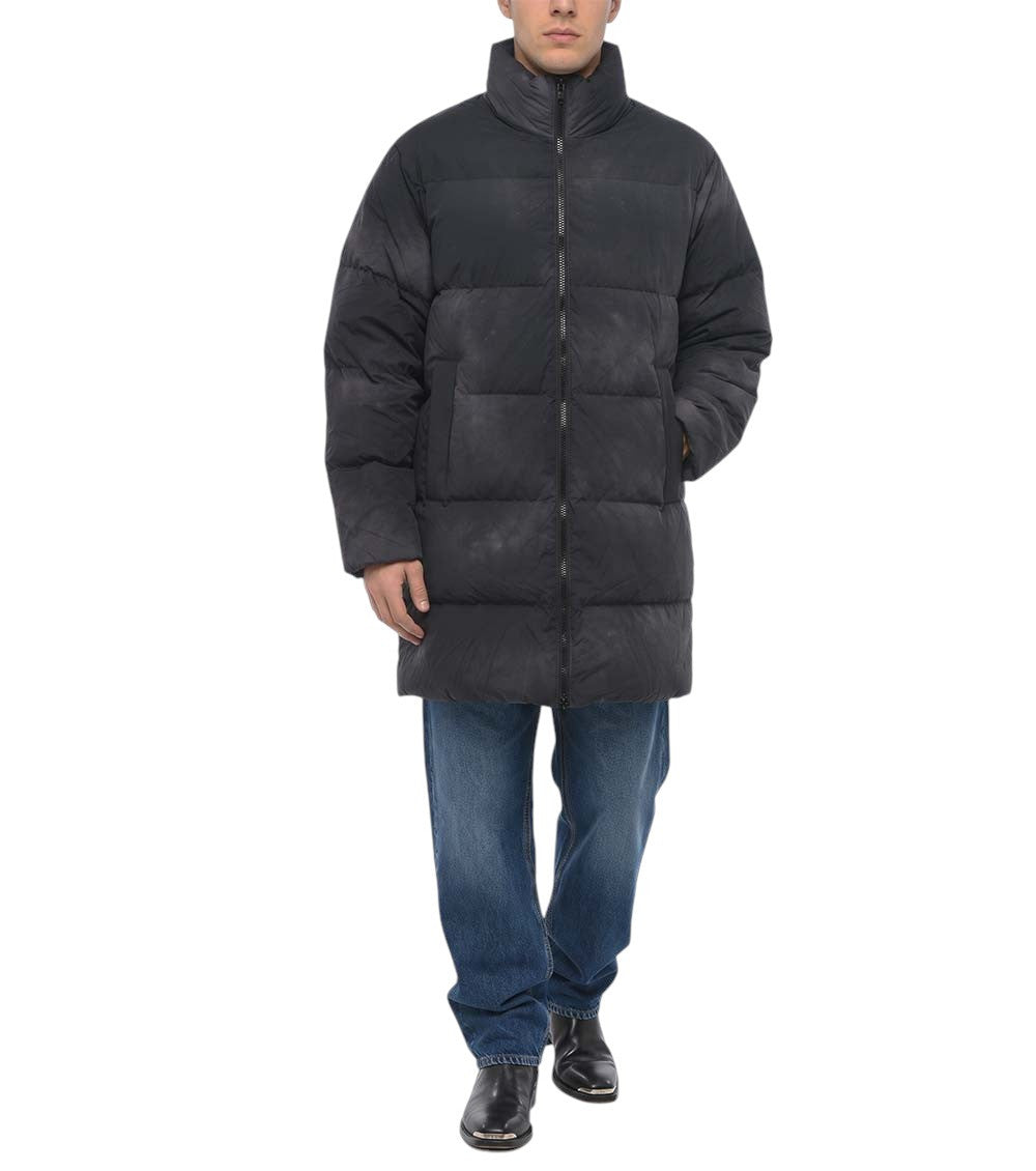 Black Quilted Parka Jacket 3