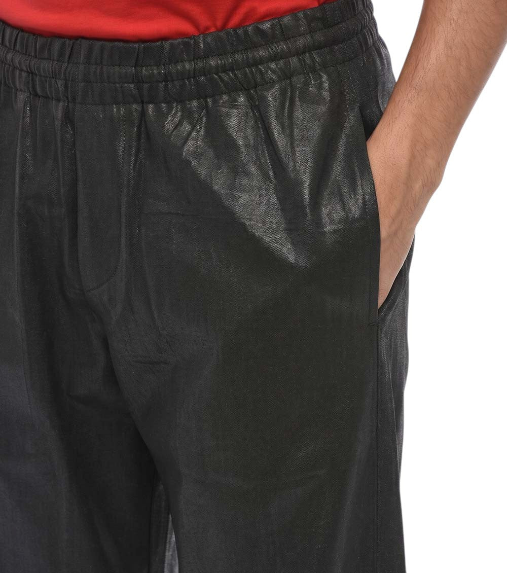 Black Elasticated Trousers 4