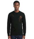Black Distressed Sweater 1