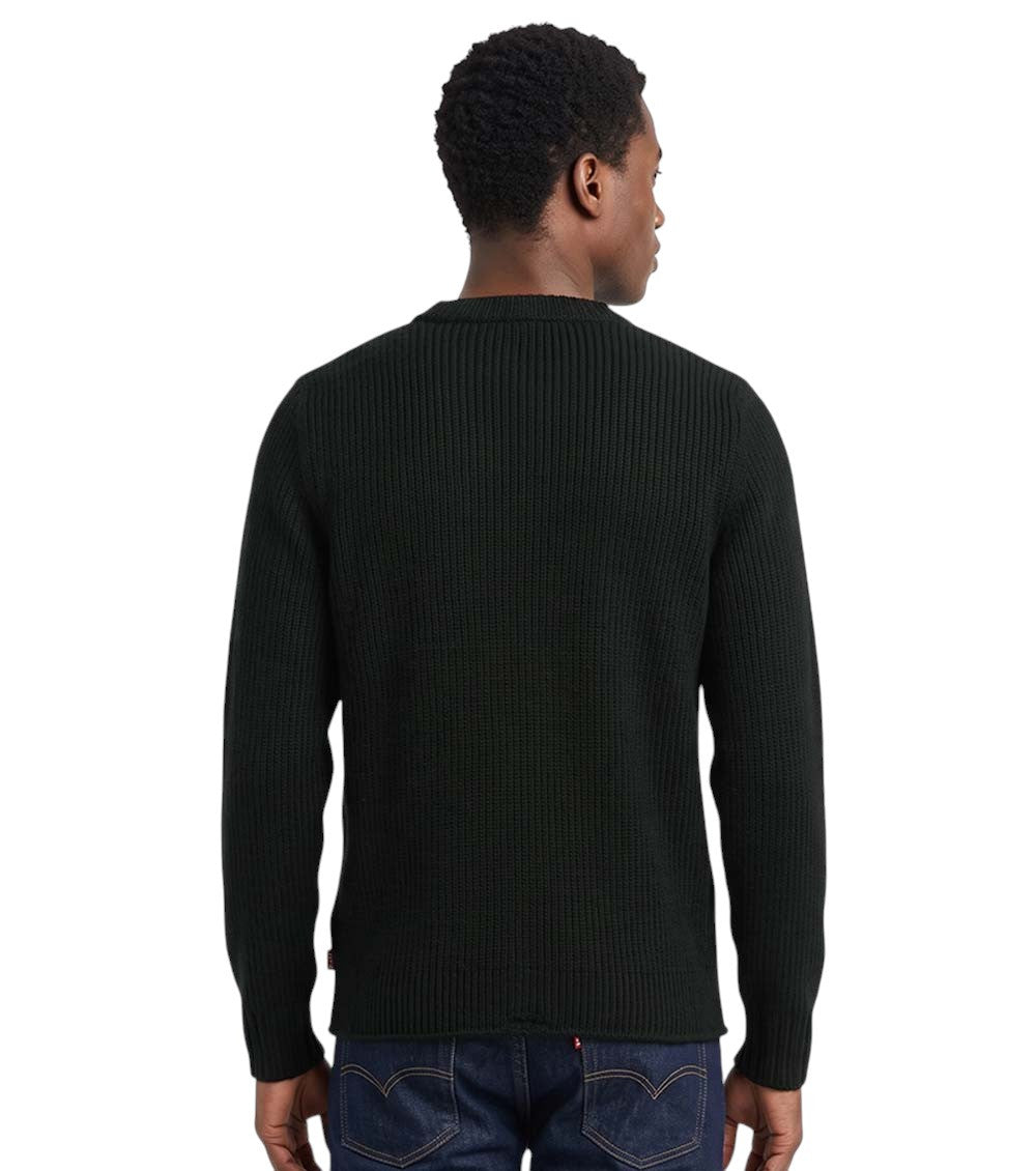 Black Distressed Sweater 2
