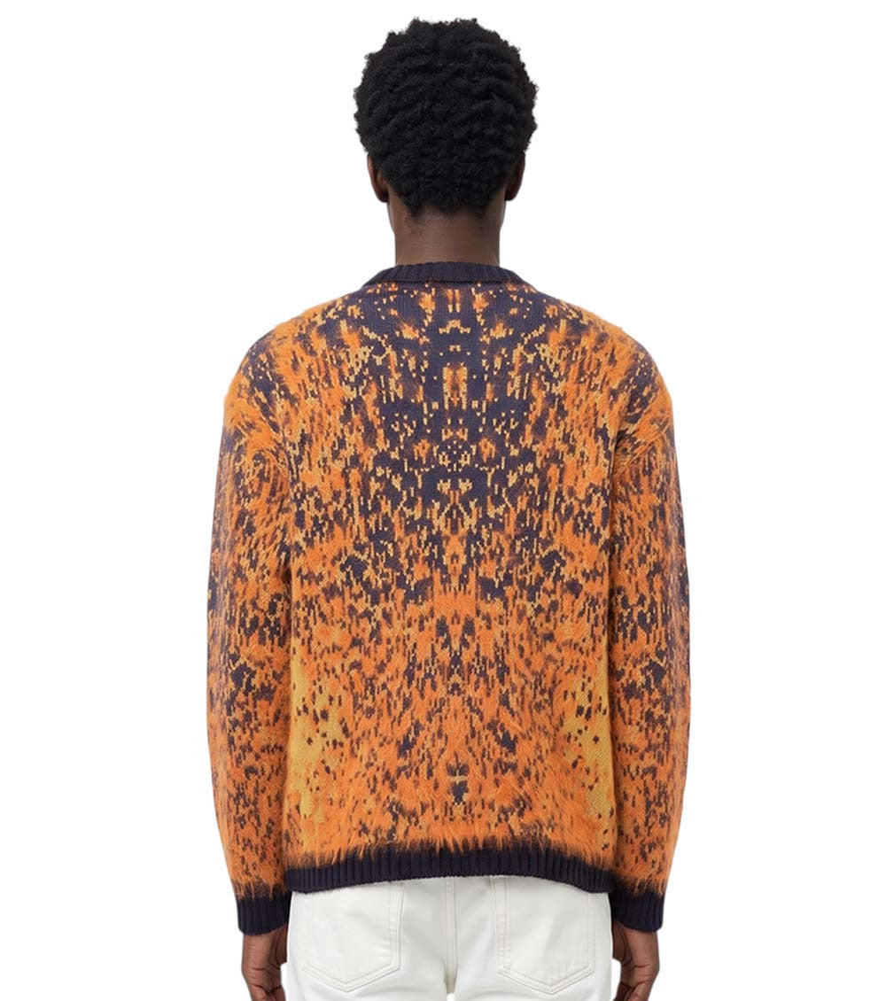 Orange Crew Neck Sweater 2