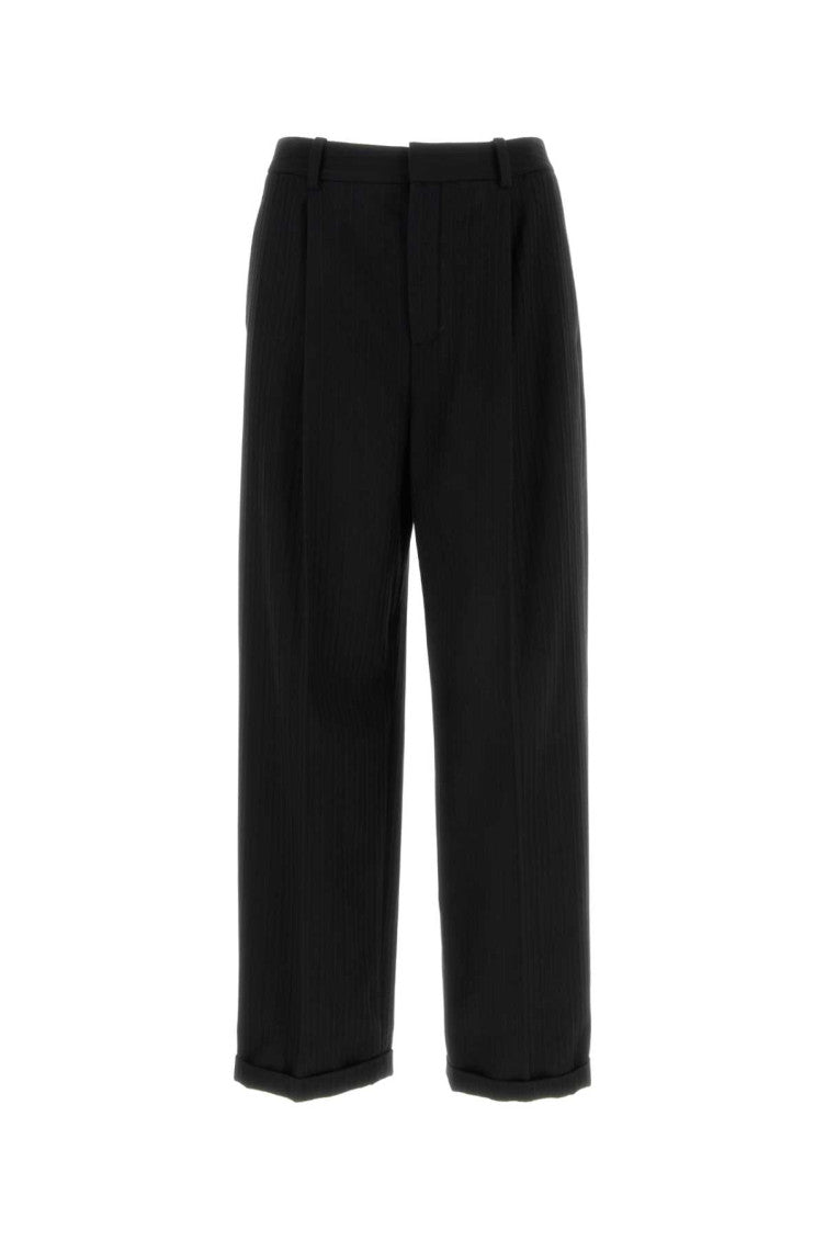 Black Straight Leg Pant 1