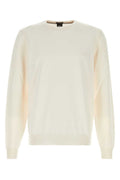White Embroidered Logo Sweater 1