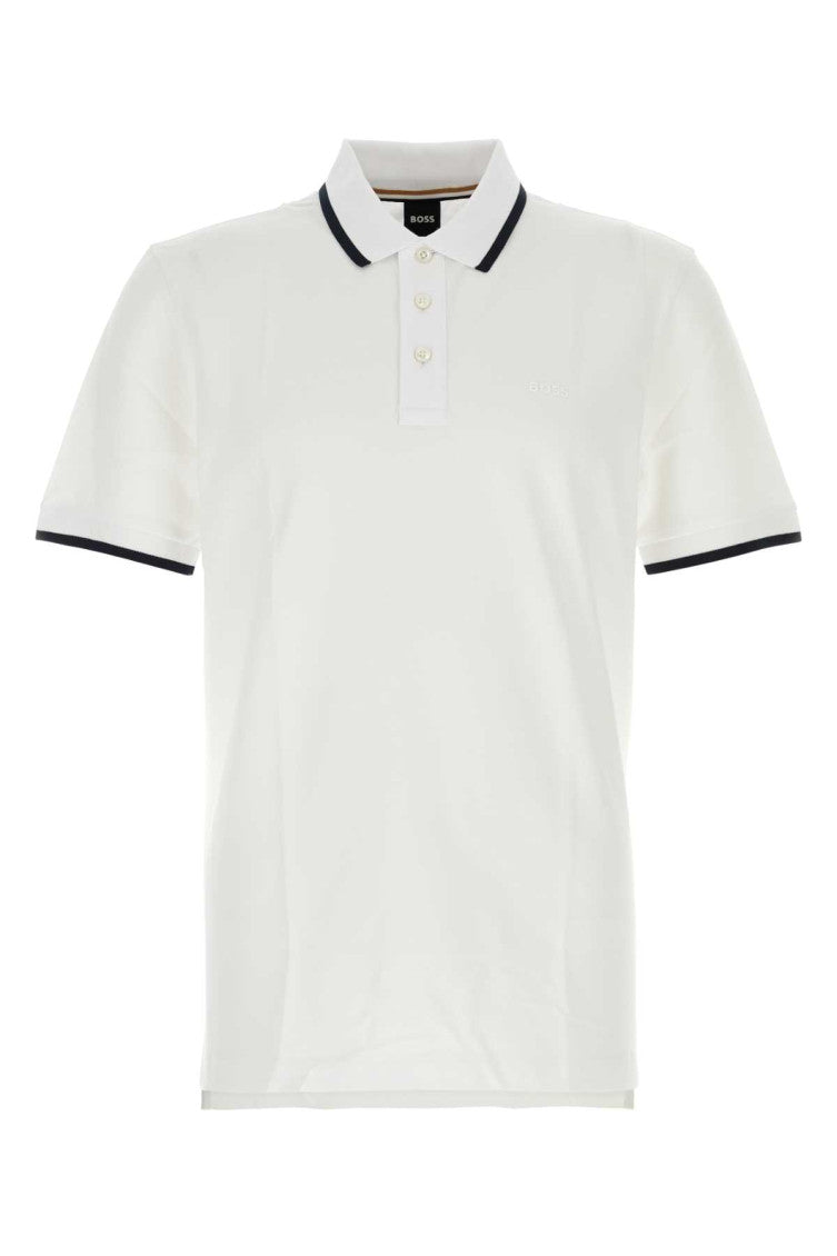 White Logo Polo 1