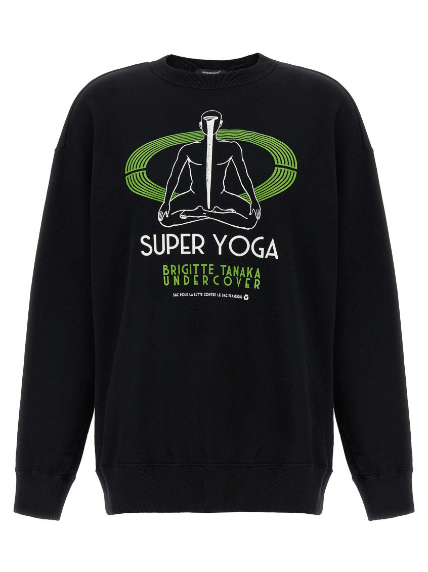 Black Graphic Print Sweatshirt 1