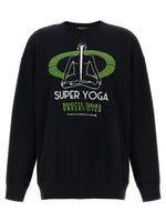 Black Graphic Print Sweatshirt 1