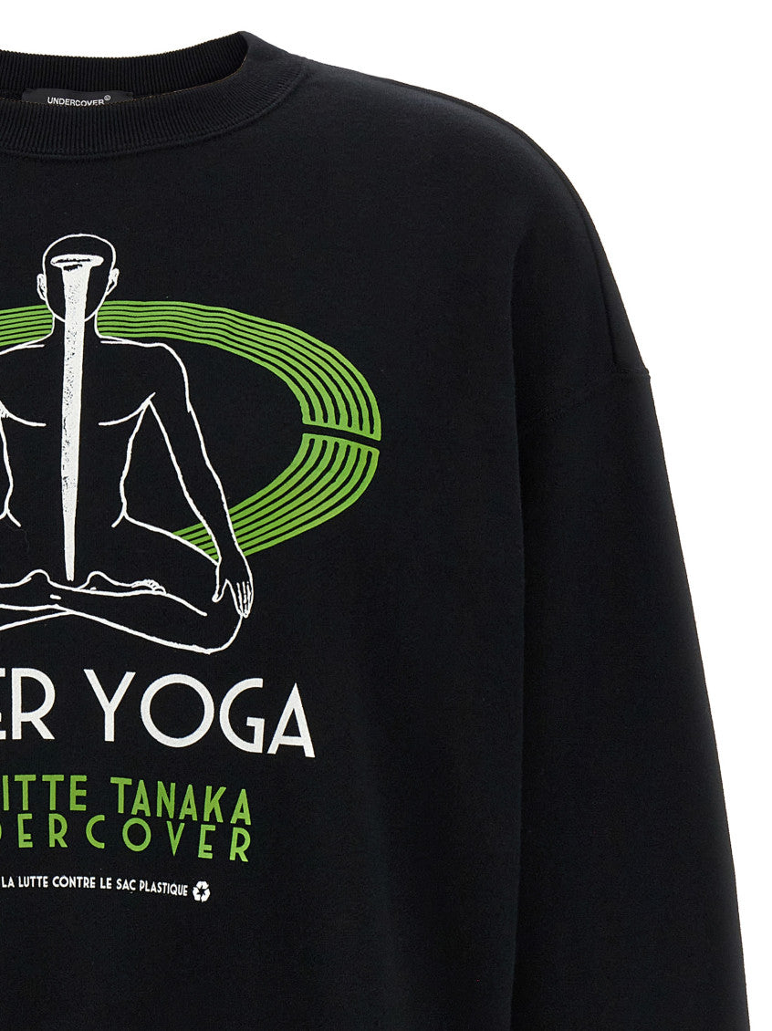 Black Graphic Print Sweatshirt 3