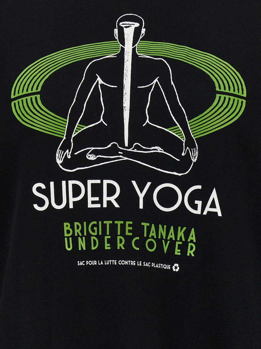 Black Graphic Print Sweatshirt 4