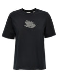 Black Logo print T-shirt 1
