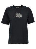 Black Logo print T-shirt 1