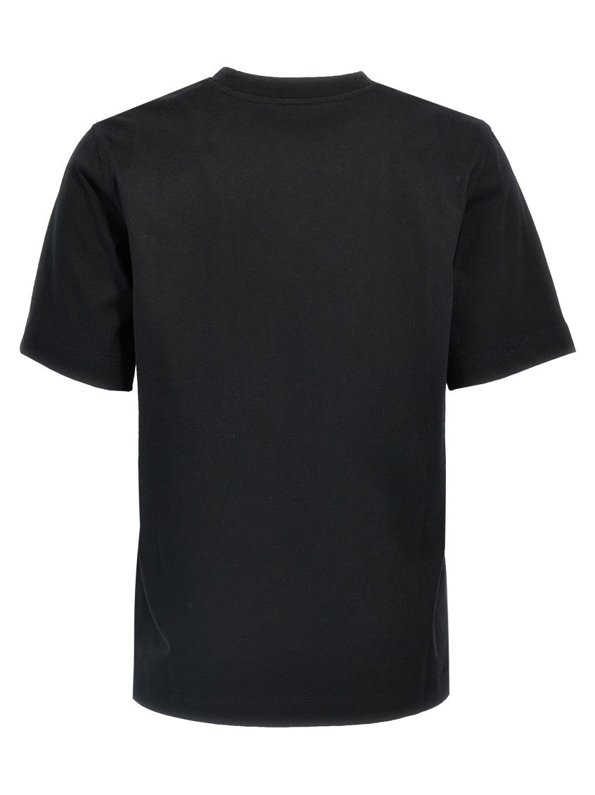 Black Logo print T-shirt 2