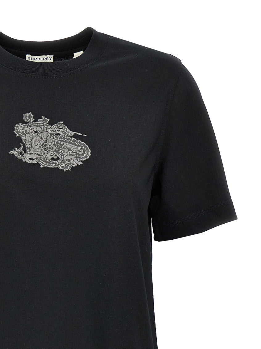 Black Logo print T-shirt 3