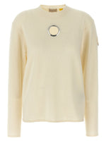 White Wool And Wool Sweater 1