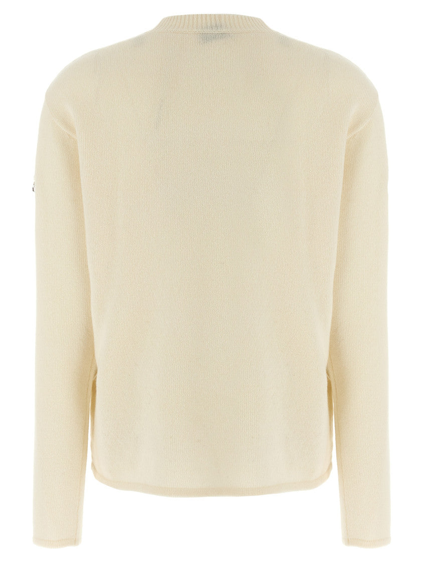 White Wool And Wool Sweater 2