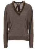 Grey Mink sweater 1