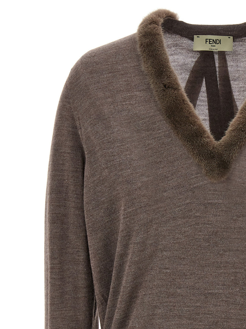 Grey Mink sweater 3