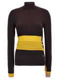 Purple Wool turtleneck sweater 1