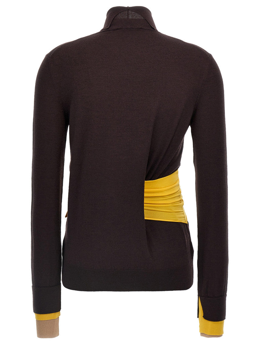 Purple Wool turtleneck sweater 2