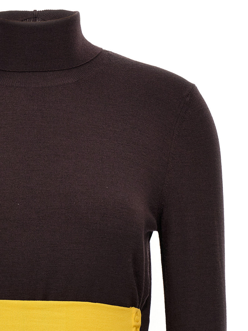 Purple Wool turtleneck sweater 3
