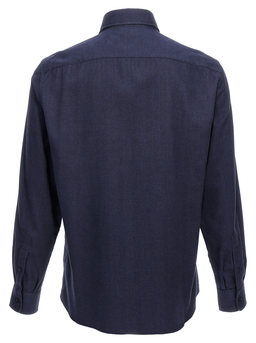 Blue Regular Fit Shirt 2