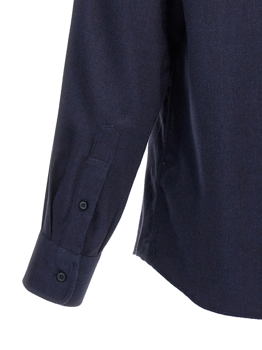Blue Regular Fit Shirt 4