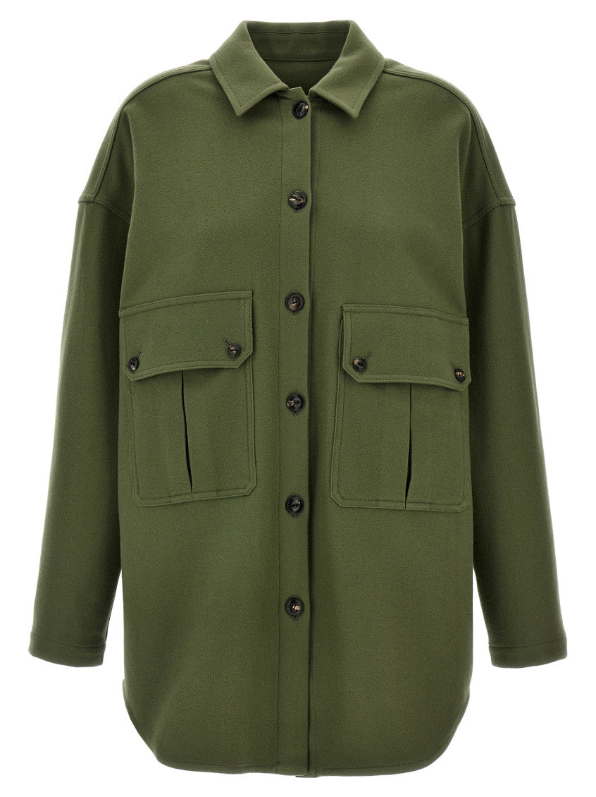 Green Monika overshirt 1