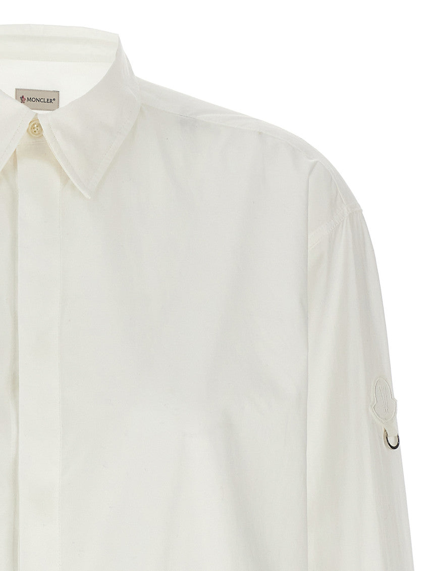 White Cotton Poplin Shirt 3