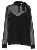 Black Georgette blouse 1