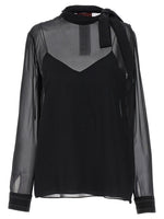 Black Georgette blouse 1