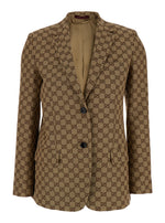 Beige Single-breasted Jacket 1