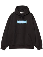 Black Graphic Logo Hoodie 1