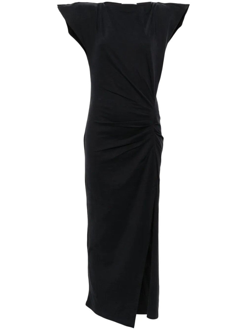 Black Nadela Long Jersey Dress 1