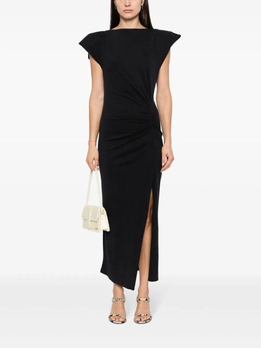 Black Nadela Long Jersey Dress 4