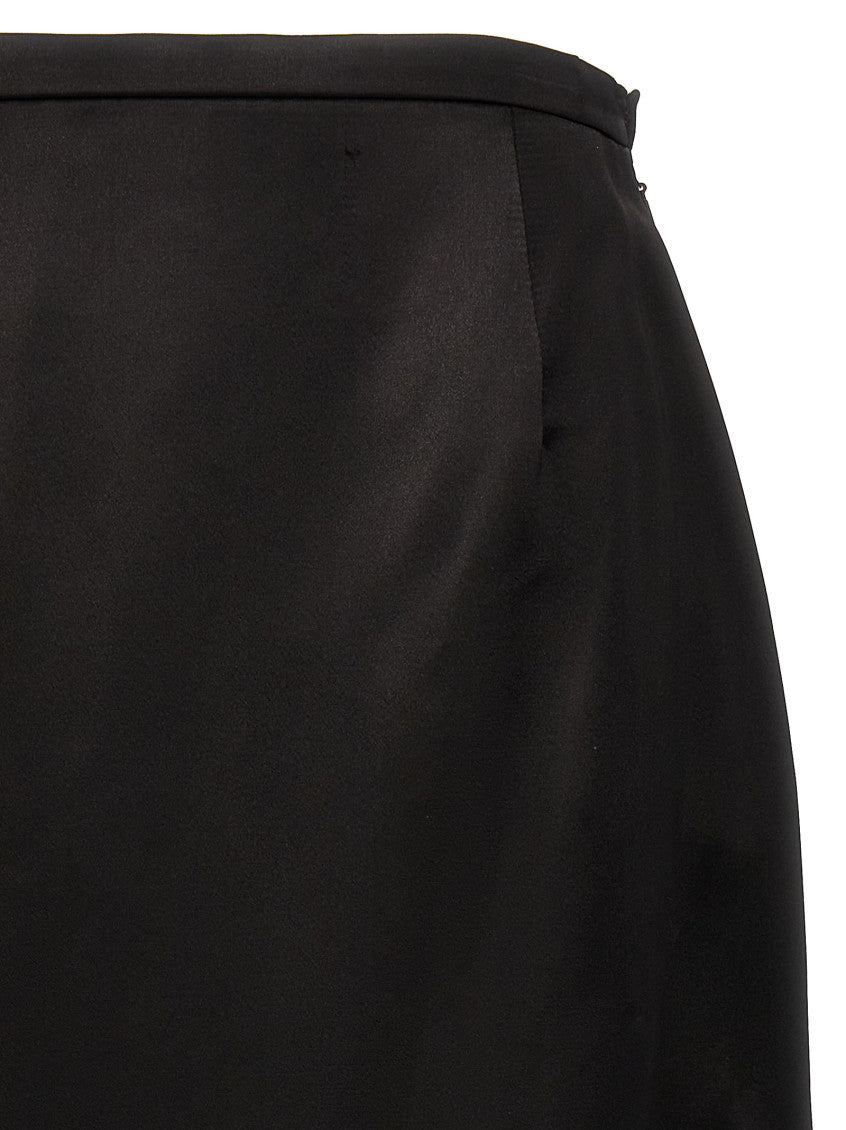 Black Satin skirt 3