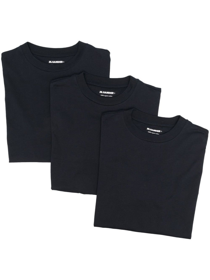 Dark Blue Pack Of 3 Crewneck T-shirt 1