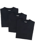 Dark Blue Pack Of 3 Crewneck T-shirt 1