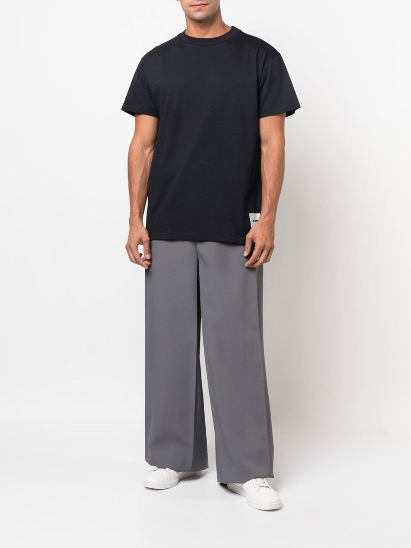 Dark Blue Pack Of 3 Crewneck T-shirt 4