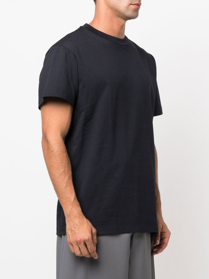 Dark Blue Pack Of 3 Crewneck T-shirt 5