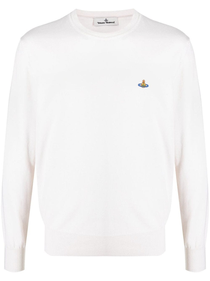 Off White Logo Detail Jumper 1
