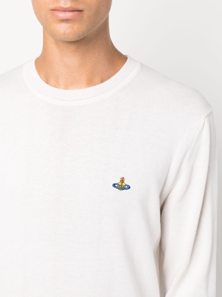Off White Logo Detail Jumper 4