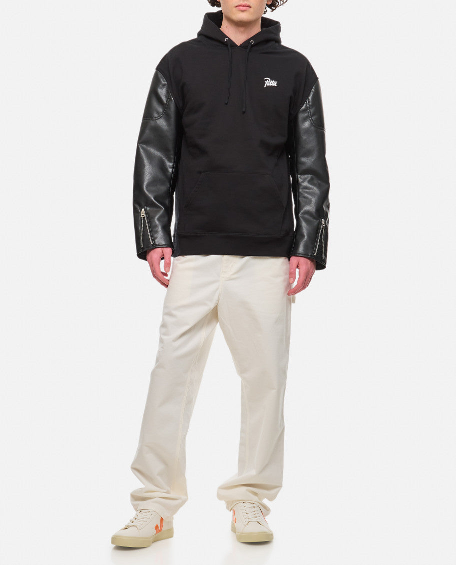 Black Cotton Hoodie 2