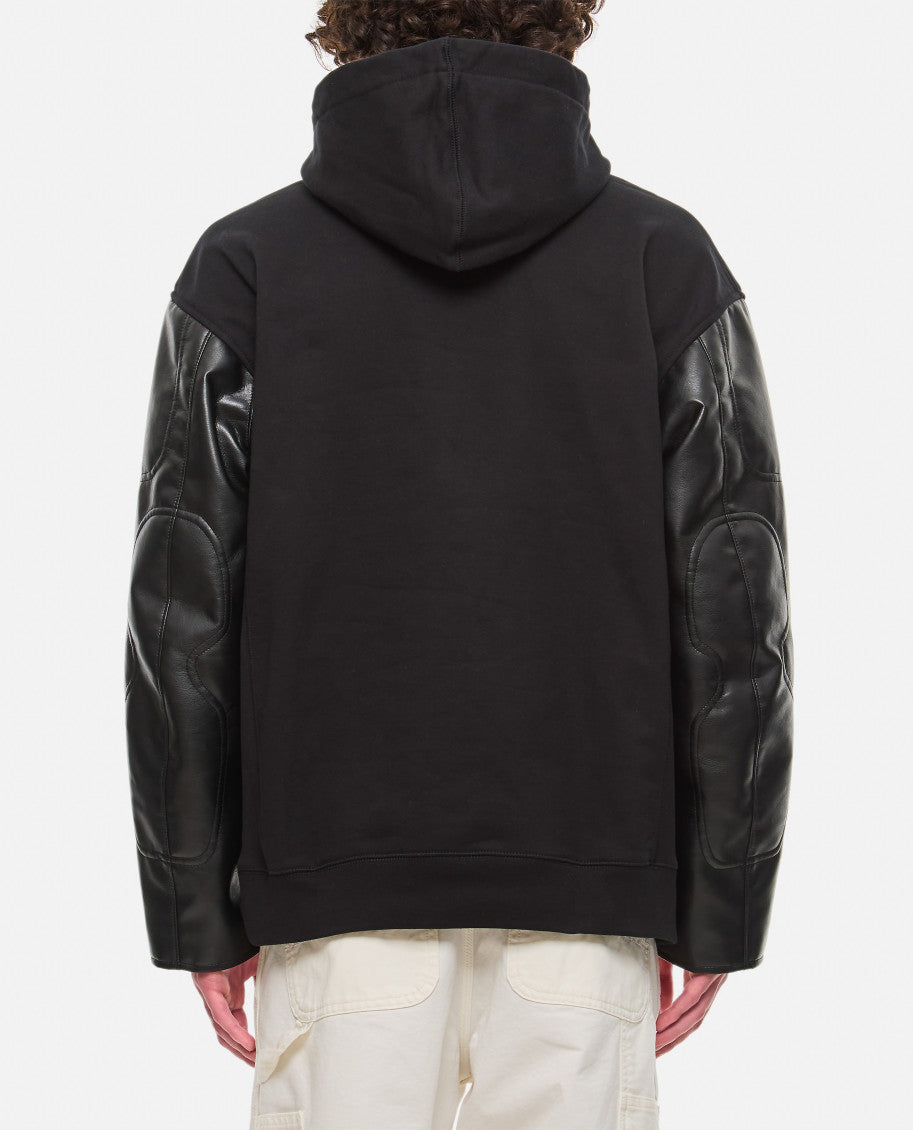 Black Cotton Hoodie 3