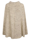 Beige Ribbed-knit Wool Skirt 1