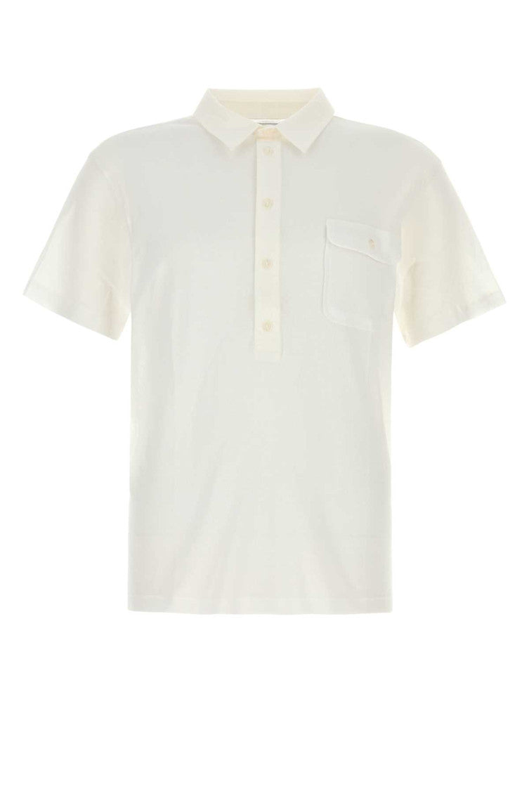 White Short Sleeved Polo 1