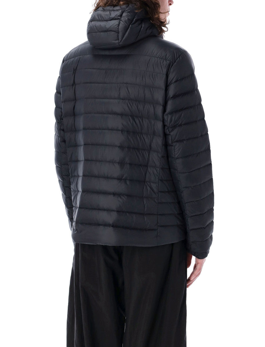 Black Padded Hooded Jacket 5