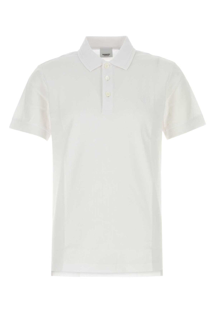White Short Sleeved Polo 1